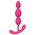 Cheeky Love - plug anal con cuentas - silicona rosa