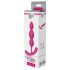 Cheeky Love - plug anal con perlas (rosa)