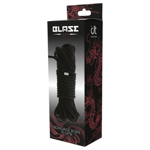 Blaze - cuerda bondage kinbaku - 10 m - negro