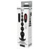 Cheeky Love - Vibrador anal recargable con cuentas y control remoto (negro)