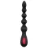 Cheeky Love - vibrador anal recargable con perlas - silicona negra