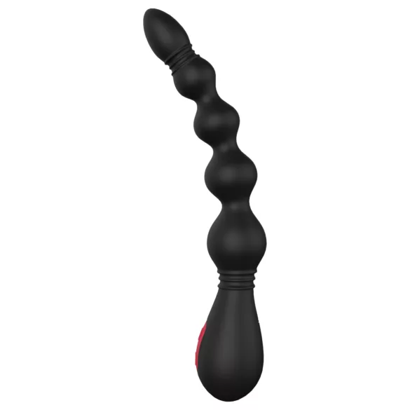 Cheeky Love - vibrador anal recargable con perlas - silicona negra