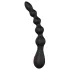 Cheeky Love - vibrador anal recargable con perlas - silicona negra