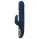 Goddess Zephyros - vibrador con estimulador de clítoris y empuje - silicona azul