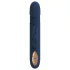 Goddess Zephyros - vibrador con estimulador de clítoris y empuje - silicona azul