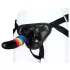Colorful Love - arnés con consolador - silicona multicolor