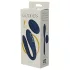 Goddess Ares - vibrador para parejas flexible - silicona azul