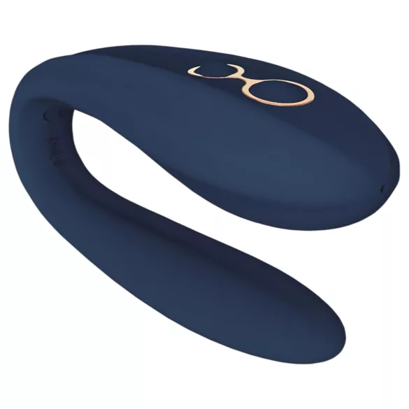 Goddess Ares - vibrador para parejas flexible - silicona azul