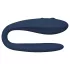 Goddess Ares - vibrador para parejas flexible - silicona azul