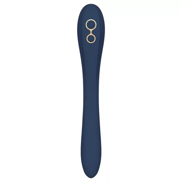 Goddess Ares - vibrador para parejas flexible - silicona azul