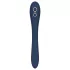 Goddess Ares - vibrador para parejas flexible - silicona azul