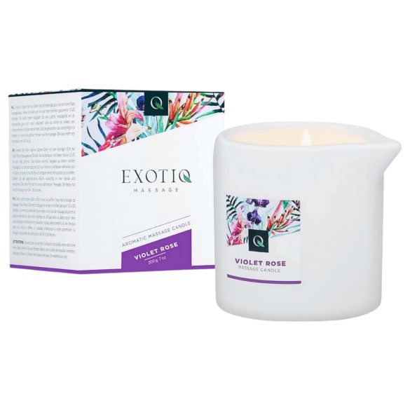 Exotiq - Vela de Masaje Aromática - Rosa (200g)