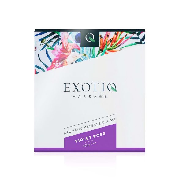 Exotiq - vela de masaje aromática - rosa - 200g
