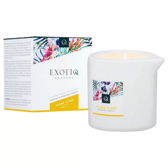 Exotiq - vela de masaje aromática - ylang ylang - 200g