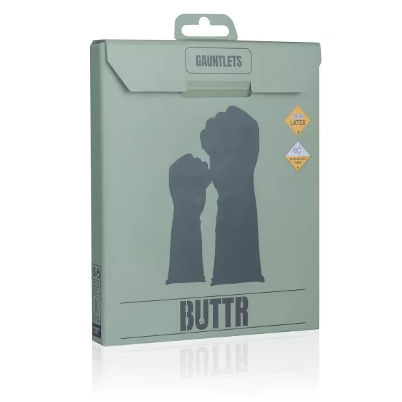 BUTTR - guantes para fisting - látex - negro
