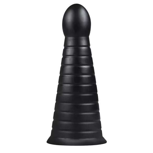 BUTTR Devil Dog - consolador con ventosa - silicona - negro
