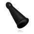 BUTTR Devil Dog - consolador con ventosa - silicona - negro