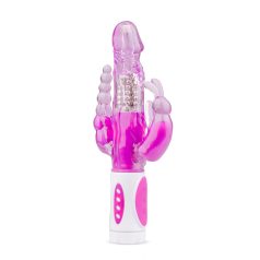 Easytoys Raving Rabbit - vibrador de 3 brazos (rosa)