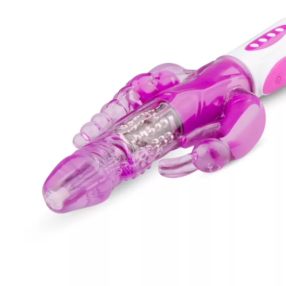 Easytoys Raving Rabbit - vibrador de 3 brazos (rosa)