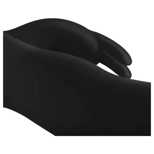 Easytoys Mad Rabbit - vibrador para punto G y estimulador de clítoris - negro