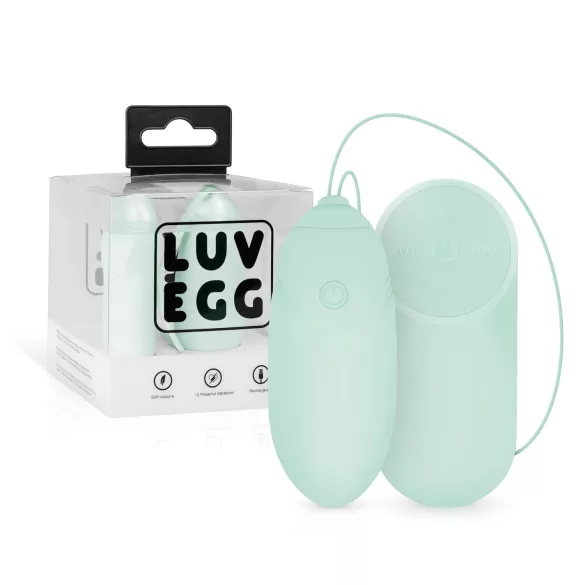 LUV EGG - huevo vibrador recargable con control remoto - verde