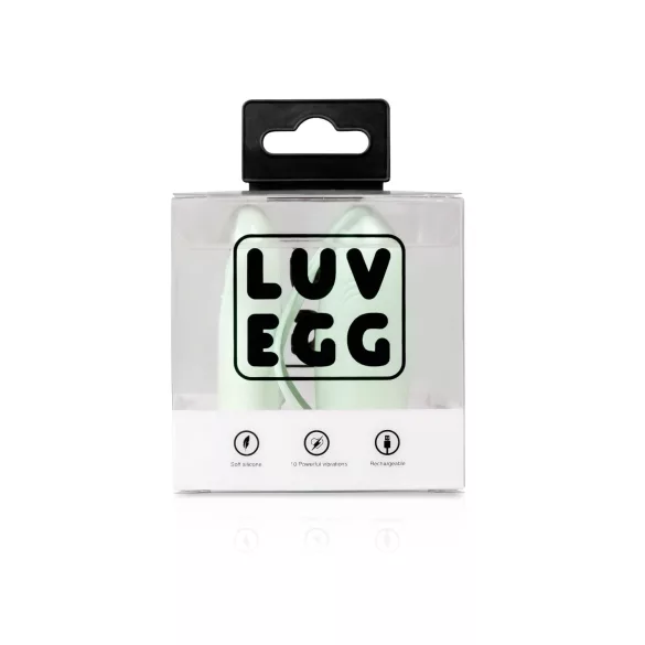 LUV EGG - huevo vibrador recargable con control remoto - verde