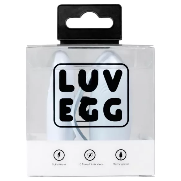 LUV EGG - huevo vibrador inalámbrico recargable y portátil (azul)