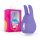 Buenas Vibras Tedy - vibrador conejo recargable (lila)