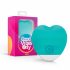 Buenas Vibras Oron - vibrador para clítoris con batería y forma de corazón (turquesa)