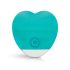 Buenas Vibras Oron - vibrador para clítoris con batería y forma de corazón (turquesa)