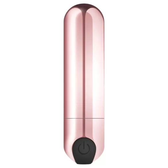 Rosy Gold - mini vibrador recargable tipo bala - color oro rosa