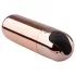 Rosy Gold - mini vibrador recargable tipo bala - color oro rosa