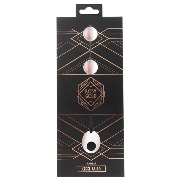 Rosy Gold Ben Wa - bolas chinas - metal - color oro rosa
