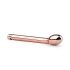 Vibrador G-spot Rosy Gold recargable - color oro rosa