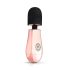 Mini Varita Rosy Gold recargable - masajeador vibrador elegante