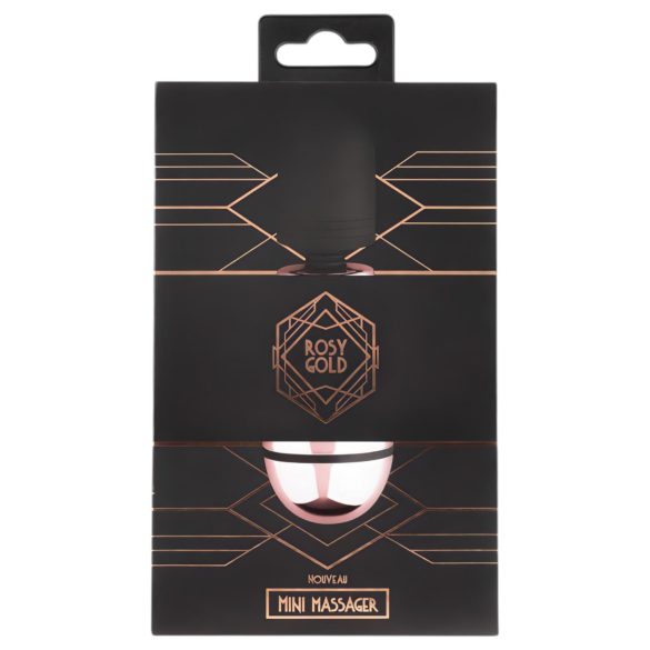 Rosy Gold - Mini vibrador masajeador recargable - color oro rosa