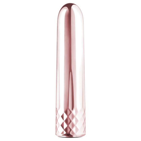 Rosy Gold Mini - vibrador mini recargable - color oro rosa