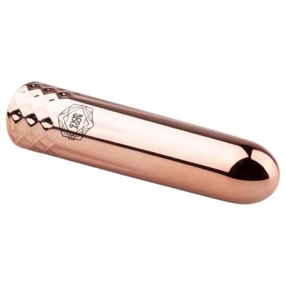 Rosy Gold Mini - vibrador mini recargable - color oro rosa