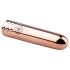 Rosy Gold Mini - vibrador mini recargable - color oro rosa