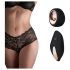 Pantyrebel - Braguita vibradora inalámbrica con radio - Negro (S-L)