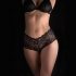 Pantyrebel - Braguita vibradora inalámbrica con radio - Negro (S-L)