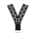 Pantyrebel - tanga de encaje negro vibrante con control remoto (S-L)