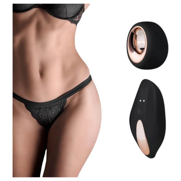 Pantyrebel - Tanga vibrador inalámbrico con radio - negro (S-L)