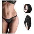 Pantyrebel - braga vibradora recargable con control remoto - negro (S-L)