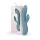 Bloom Violet Rabbit - vibrador conejito punto G y clítoris - silicona turquesa