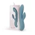 Bloom Violet Rabbit - vibrador conejito punto G y clítoris - silicona turquesa