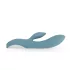 Bloom Violet Rabbit - vibrador conejito punto G y clítoris - silicona turquesa