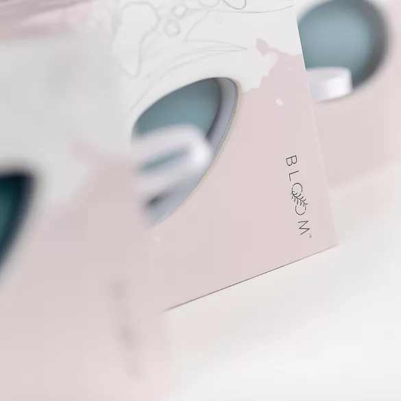 Bloom Violet Rabbit - vibrador conejito punto G y clítoris - silicona turquesa