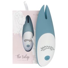   Bloom Tulip - vibrador de clítoris recargable - silicona turquesa