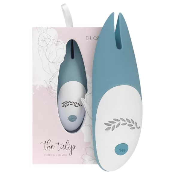 Bloom Tulip - vibrador de clítoris recargable - silicona turquesa